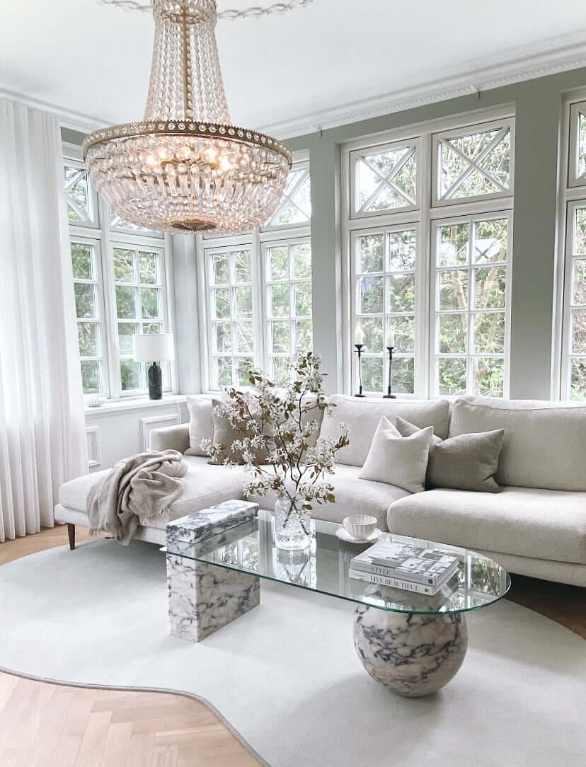 Stilfulde Marmor Sofaborde i Violetta Calacatta: Alt du skal