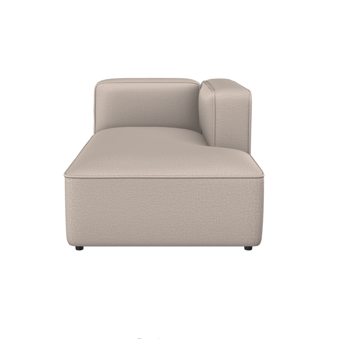 Create modulsofa chaiselongmodul i lys beige, produceret i Europa med dansk design.