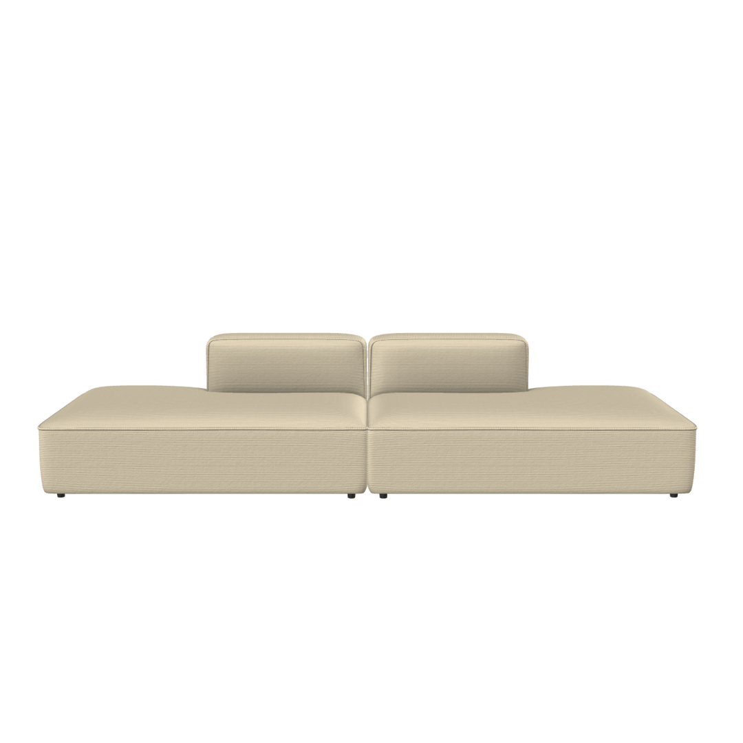 Create Roomy 2-moduls sofa i elegant beige, produceret i Europa med dansk design og høj komfort.